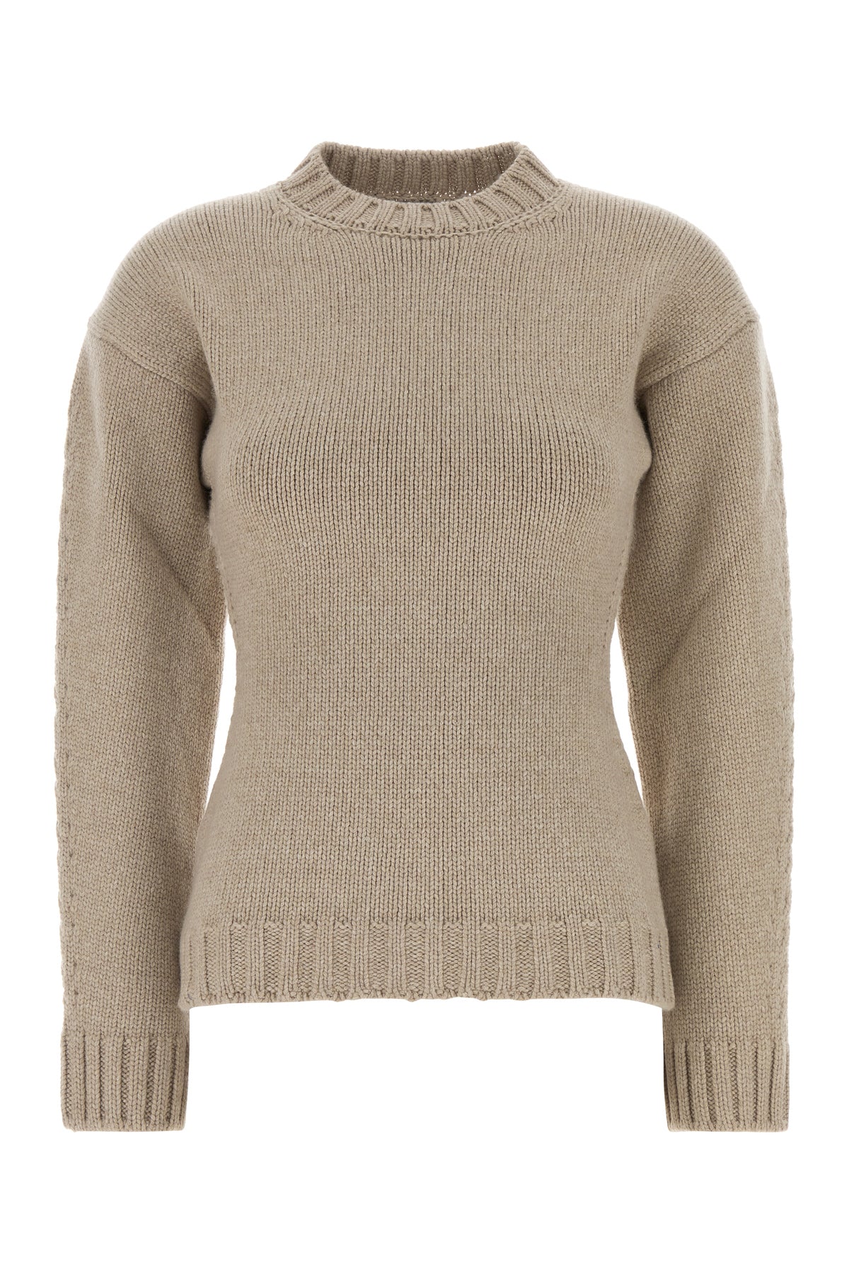 Jil Sander Maglione in cashmere sabbia