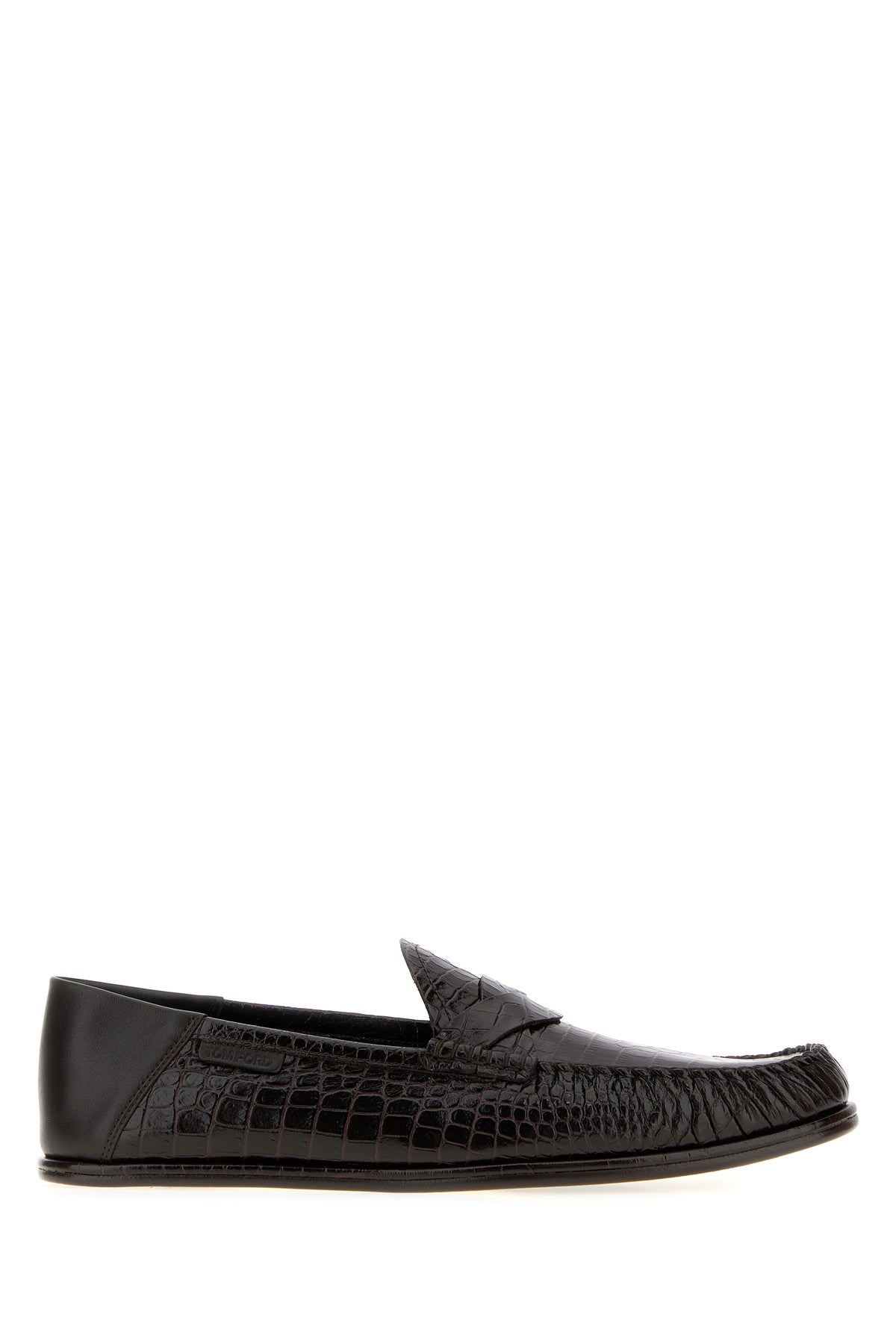 Tom Ford Mocassini in pelle testa di moro