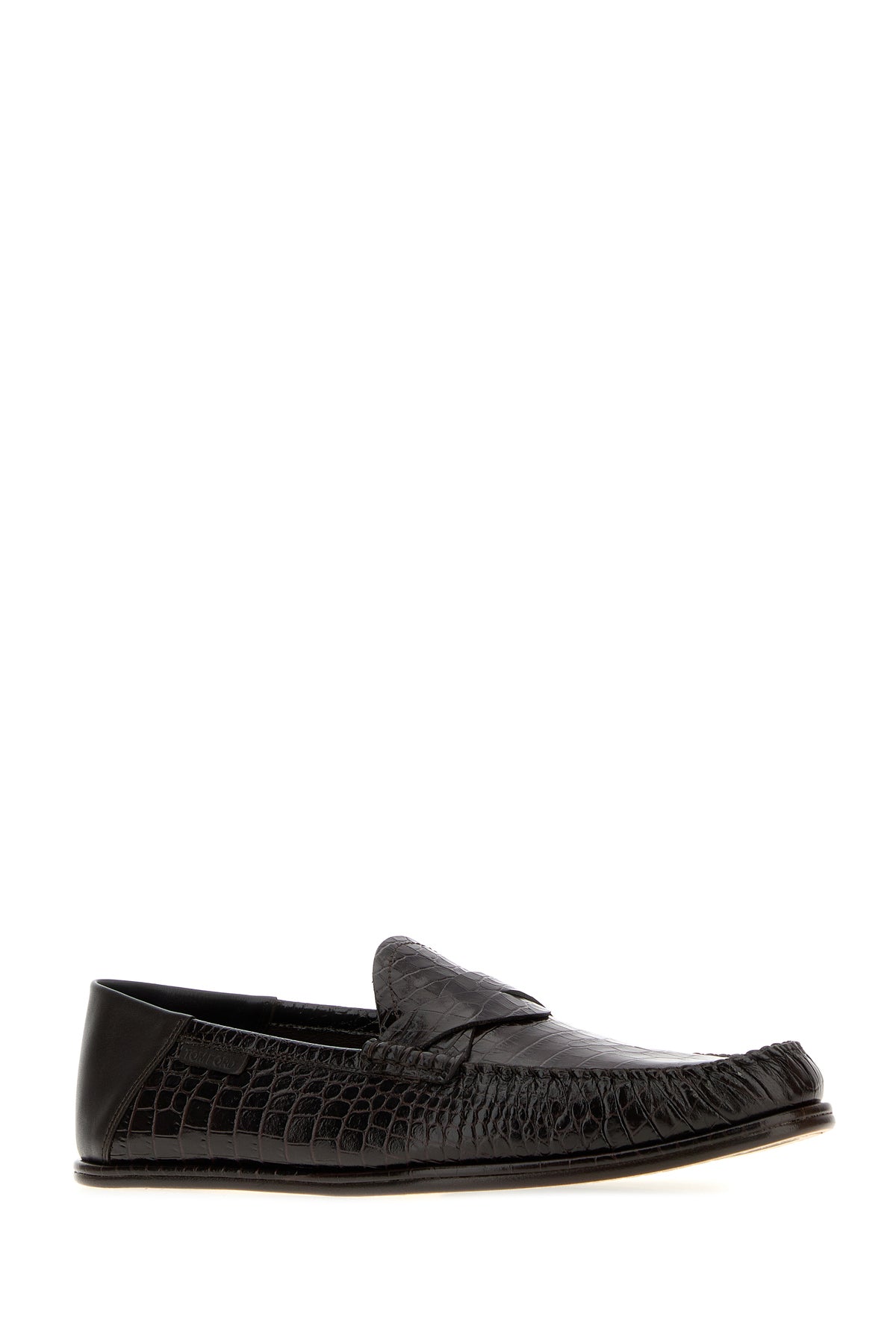 Tom Ford Mocassini in pelle testa di moro, view 2