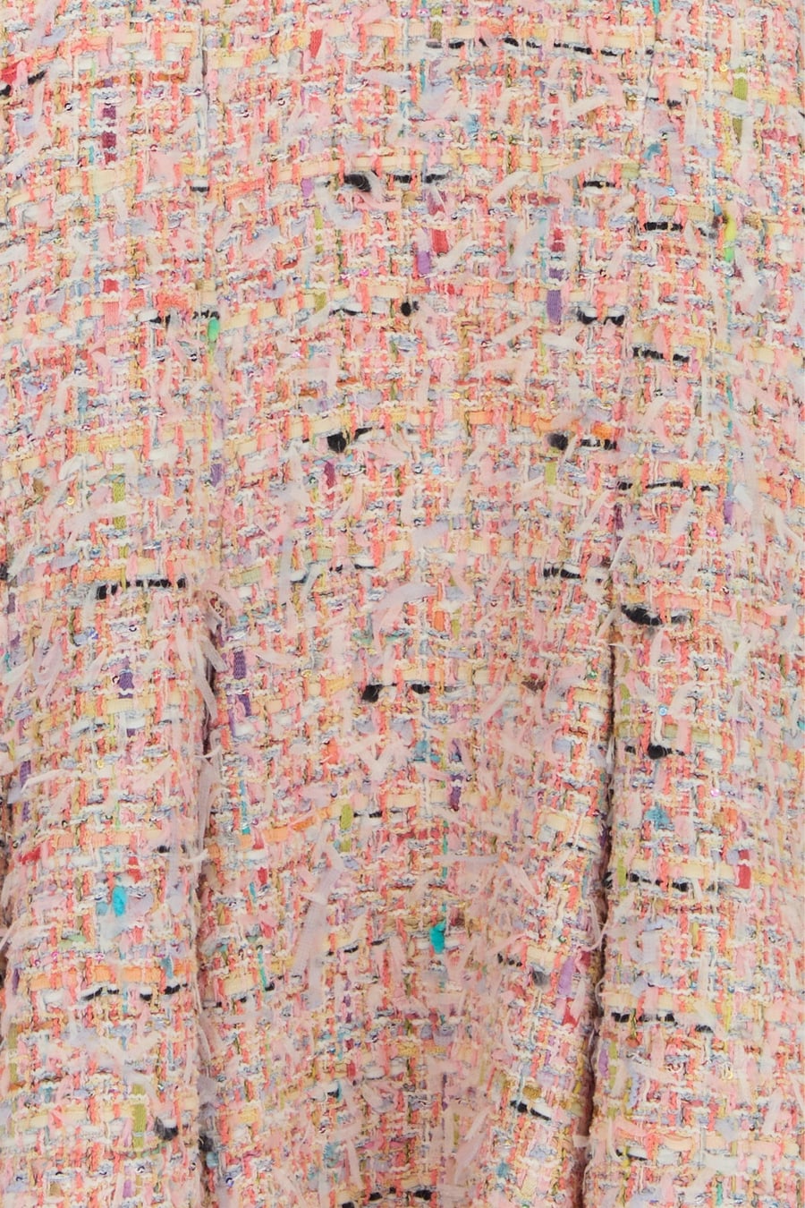 Balmain Mini abito in tweed multicolor, view 3