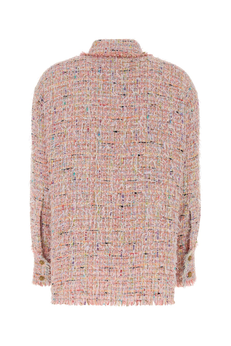 Balmain Camicia in tweed multicolor, view 2