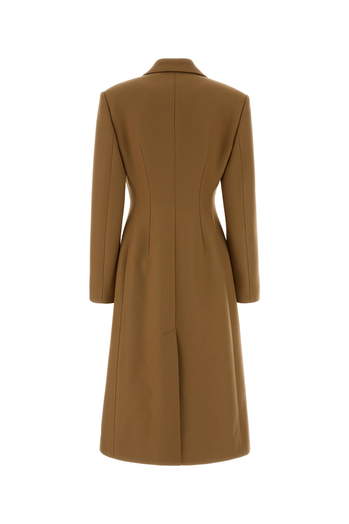 Balenciaga Cappotto in misto lana biscotto, view 2