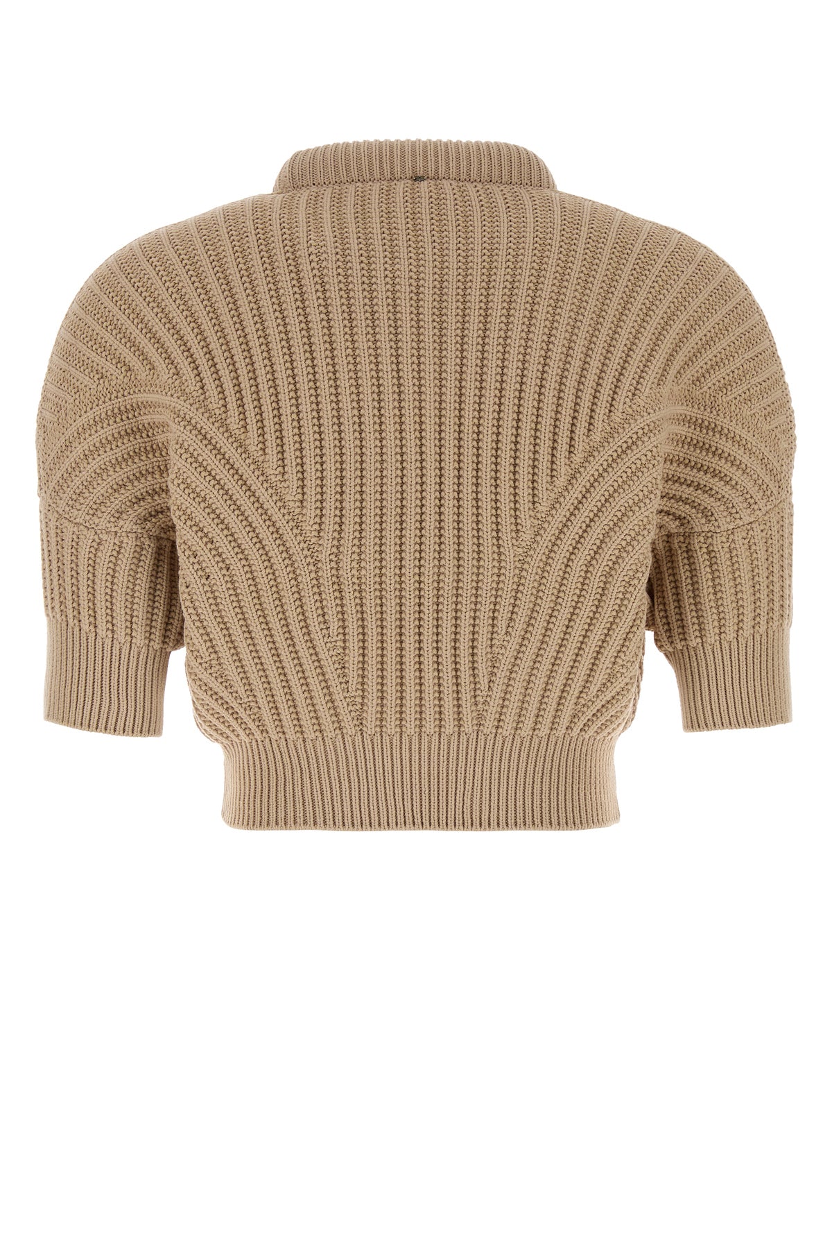 Sportmax Maglione Fatti in misto cotone beige, view 2