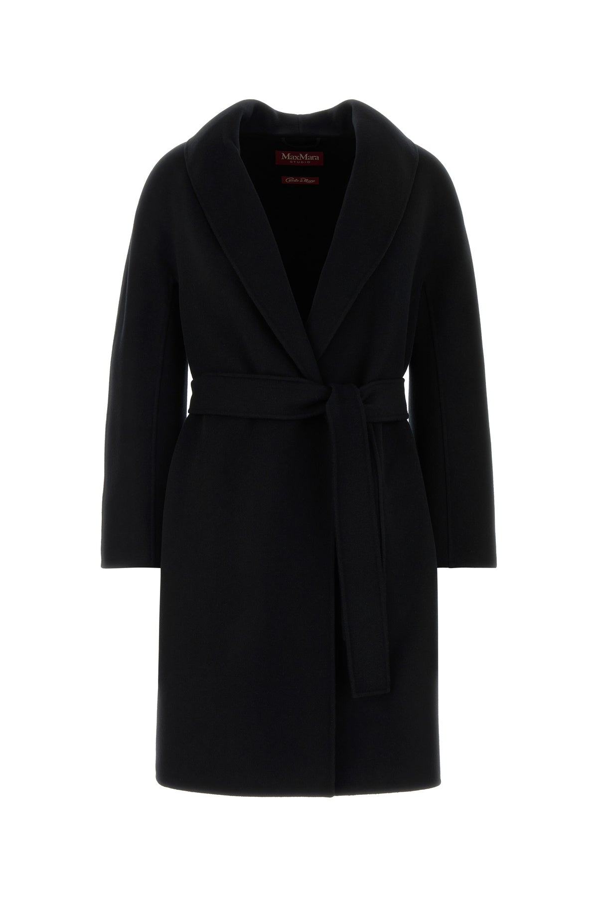 Max Mara Cappotto Estremo in misto lana nera