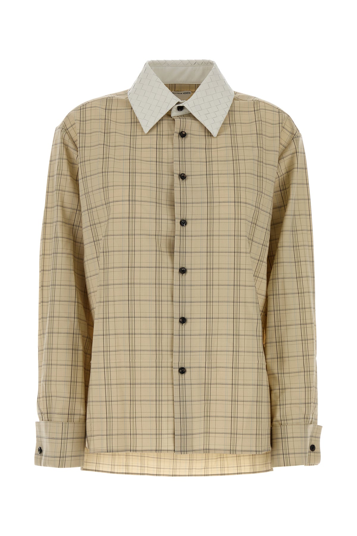 Bottega Veneta Camicia in lana ricamata