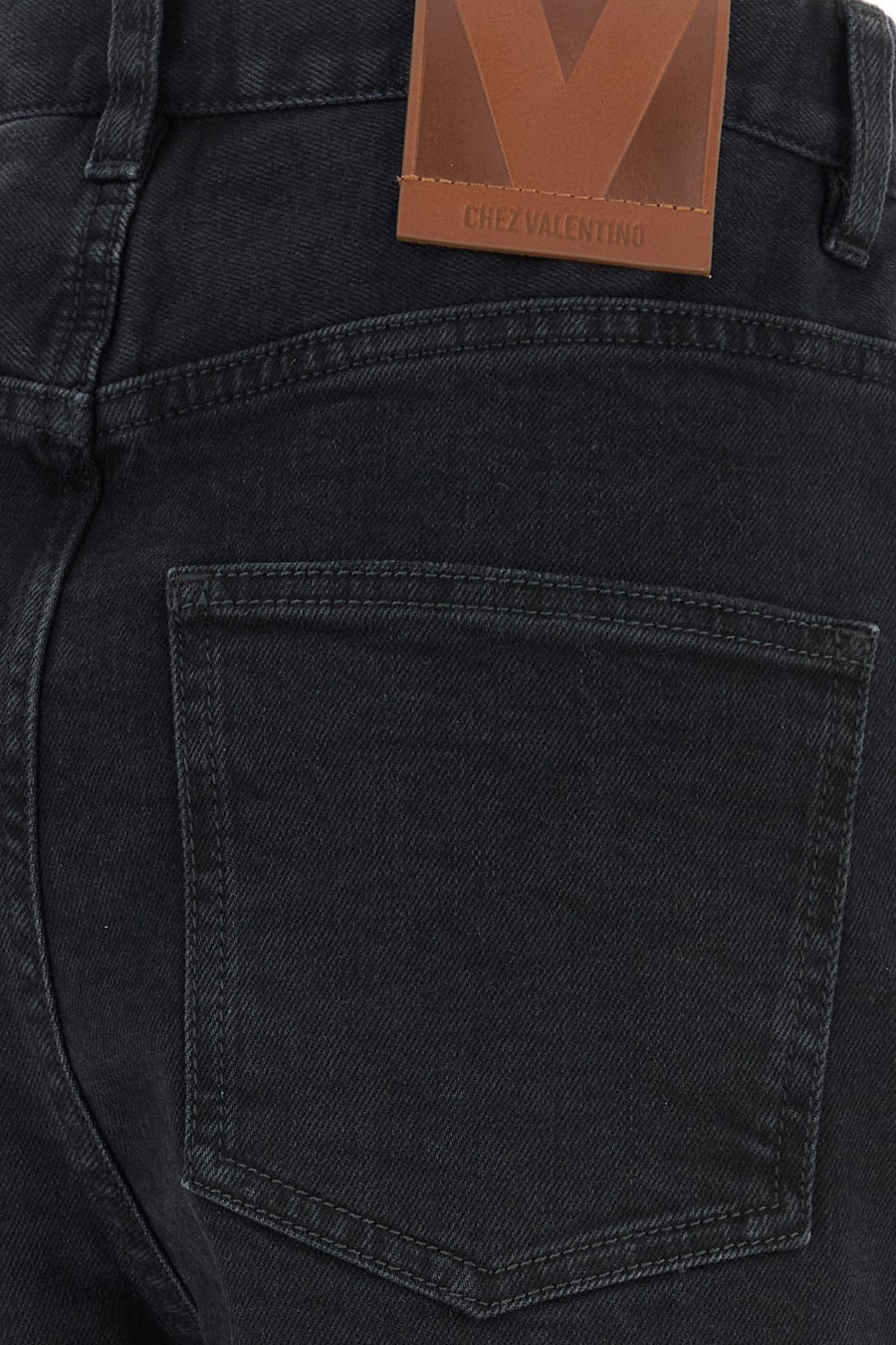 Valentino Garavani Jeans in denim stretch nero, view 3