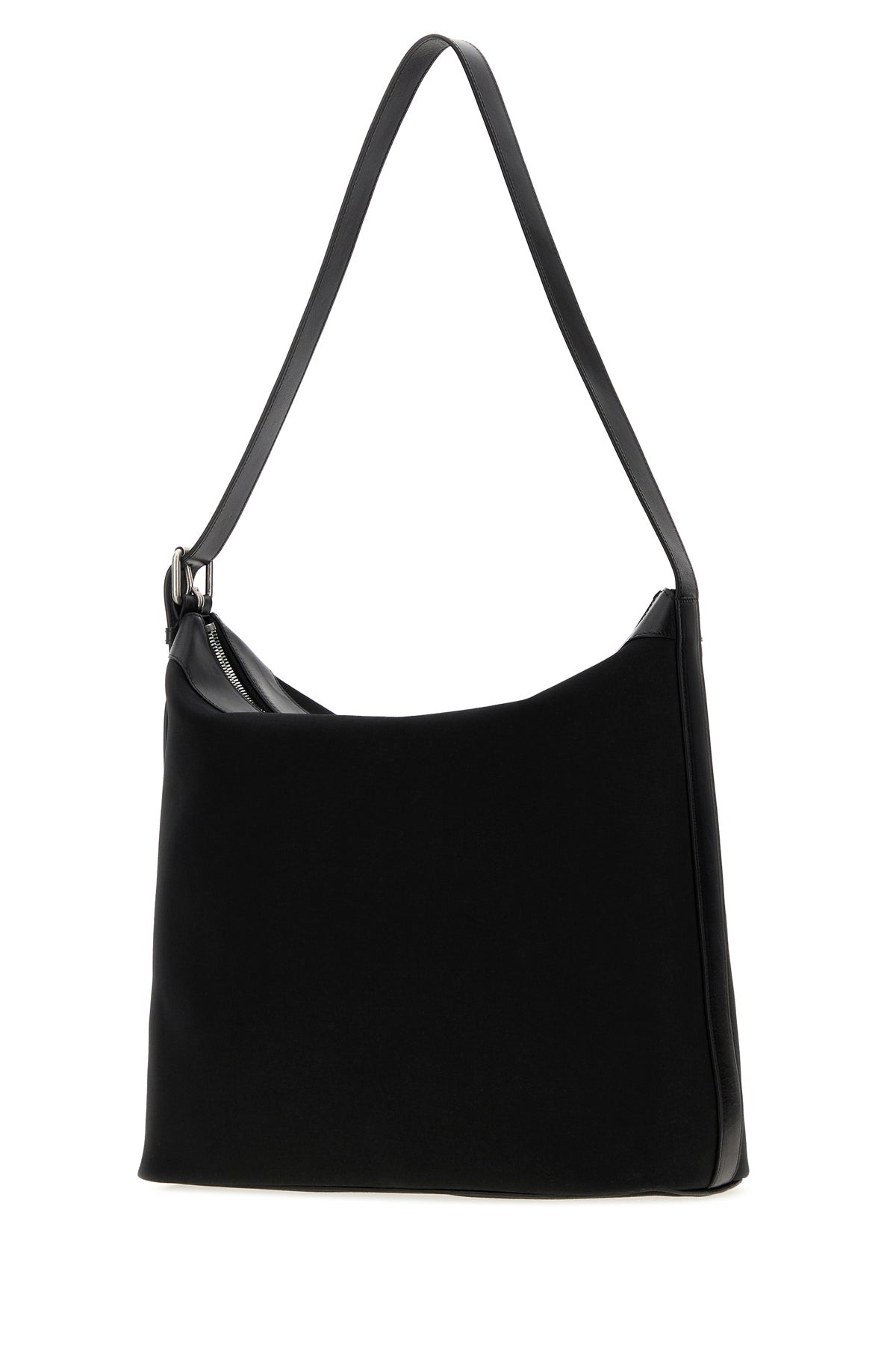 A.P.C. Borsa shopping Biker maxi in tela nera, view 2