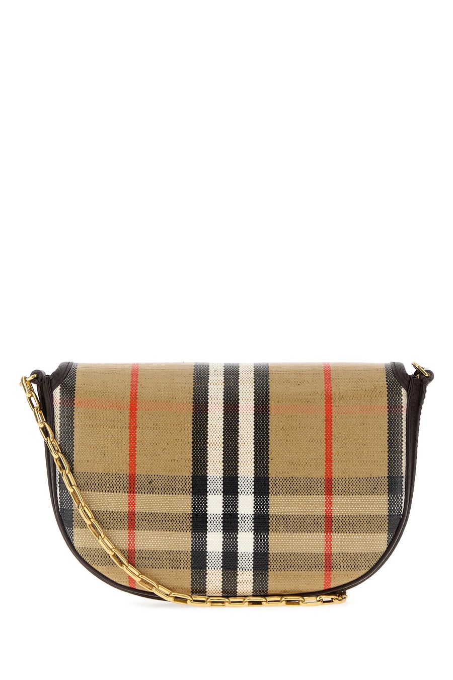 Burberry Borsa a tracolla Highlands piccola in tela stampata, view 3