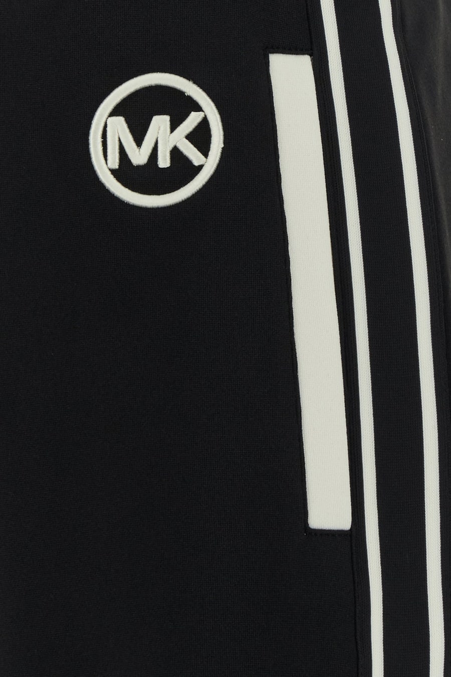 MICHAEL BY MICHAEL KORS Pantalone jogging in tessuto tecnico nero, view 3