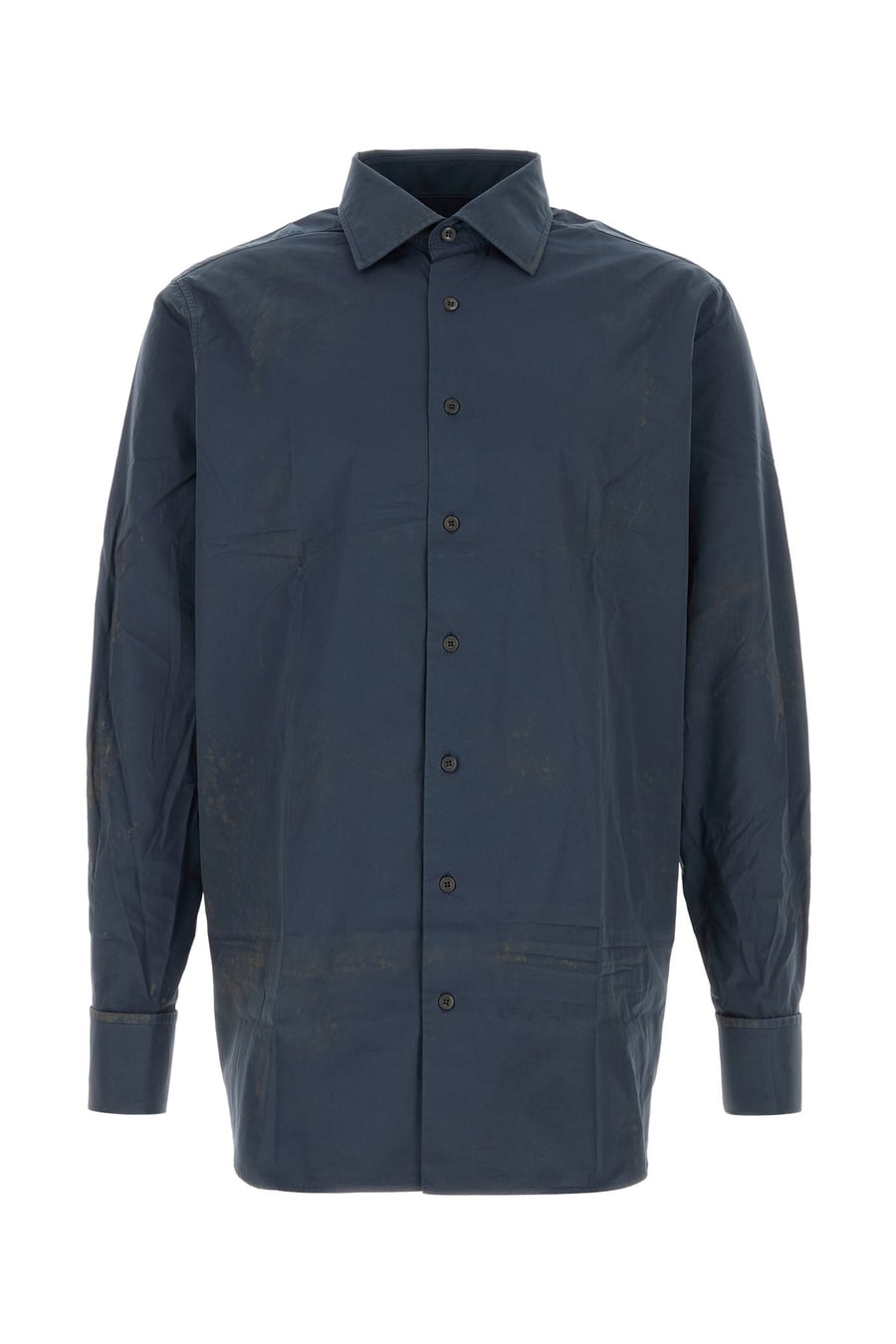 Prada Camicia in popeline blu navy