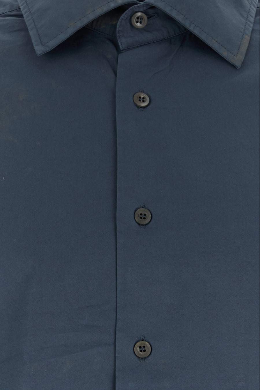Prada Camicia in popeline blu navy, view 5
