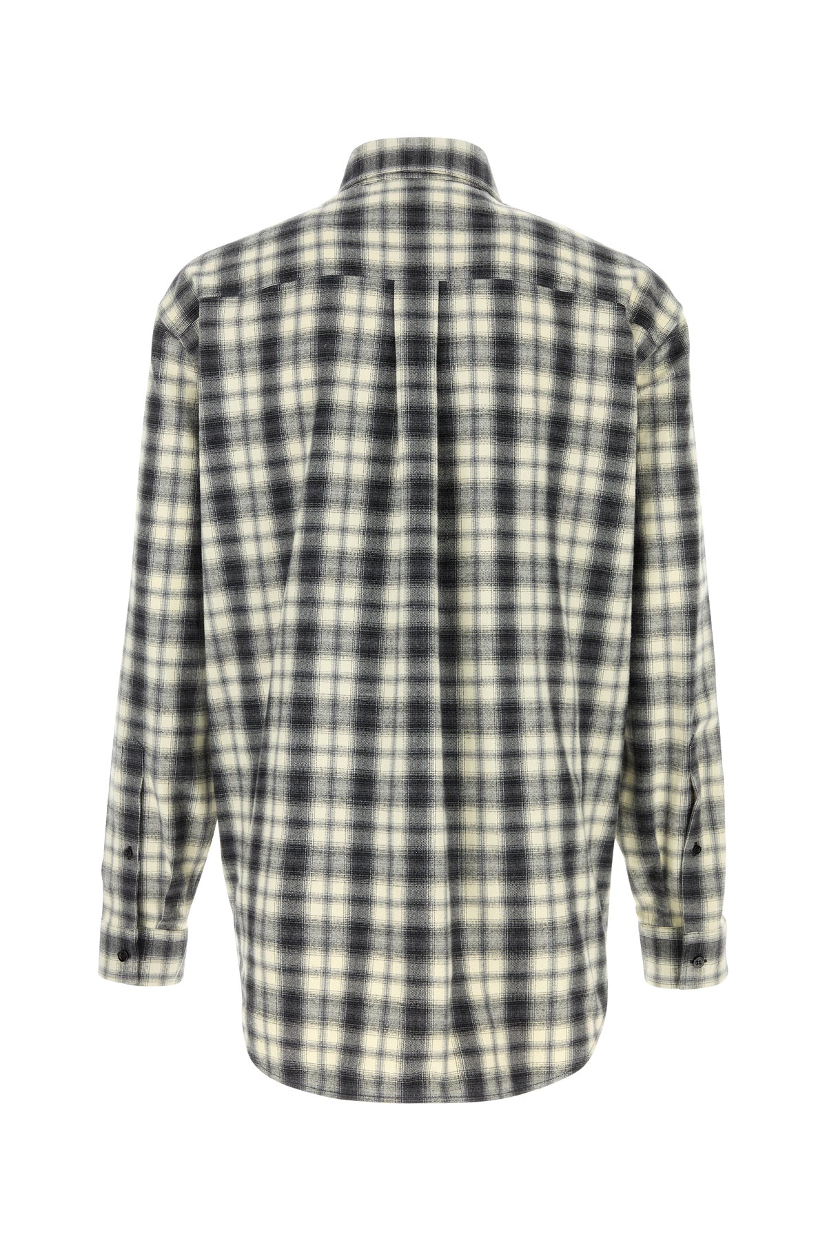 Balenciaga Camicia in flanella ricamata, view 2