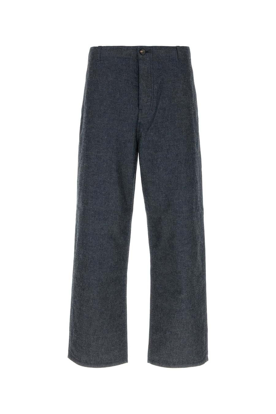 Prada Pantalone in chambray blu