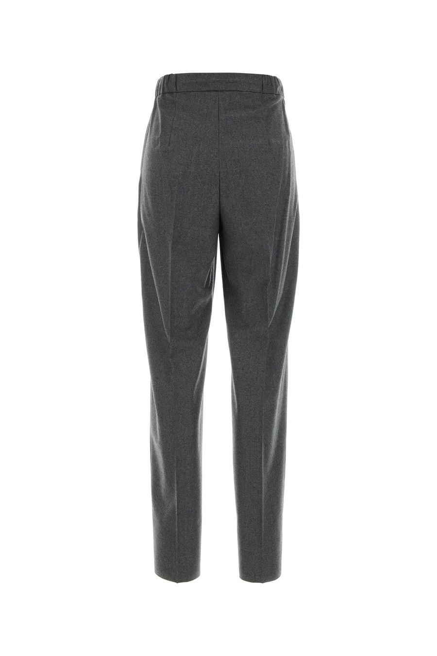 Max Mara Pantalone Zamia in cashmere stretch grigio scuro, view 2