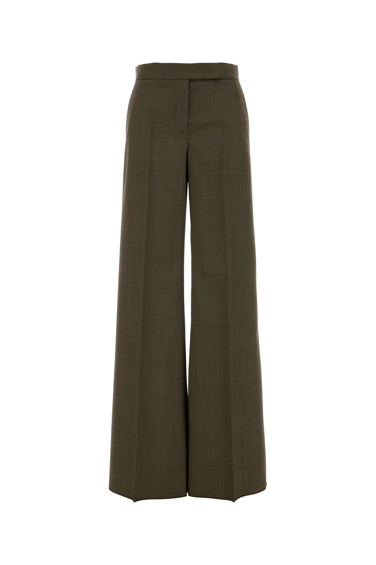 Max Mara Pantalone dalla gamba ampia Netto in lana ricamata