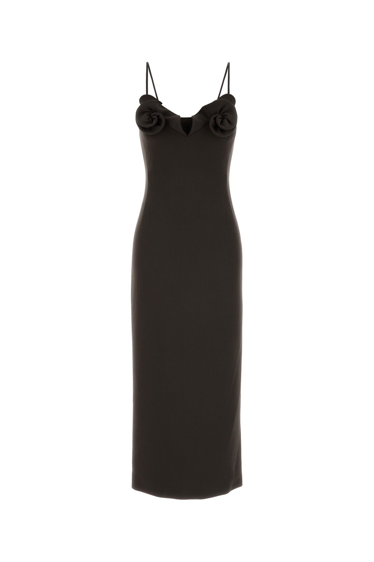 MAGDA BUTRYM Abito in lana stretch cioccolato