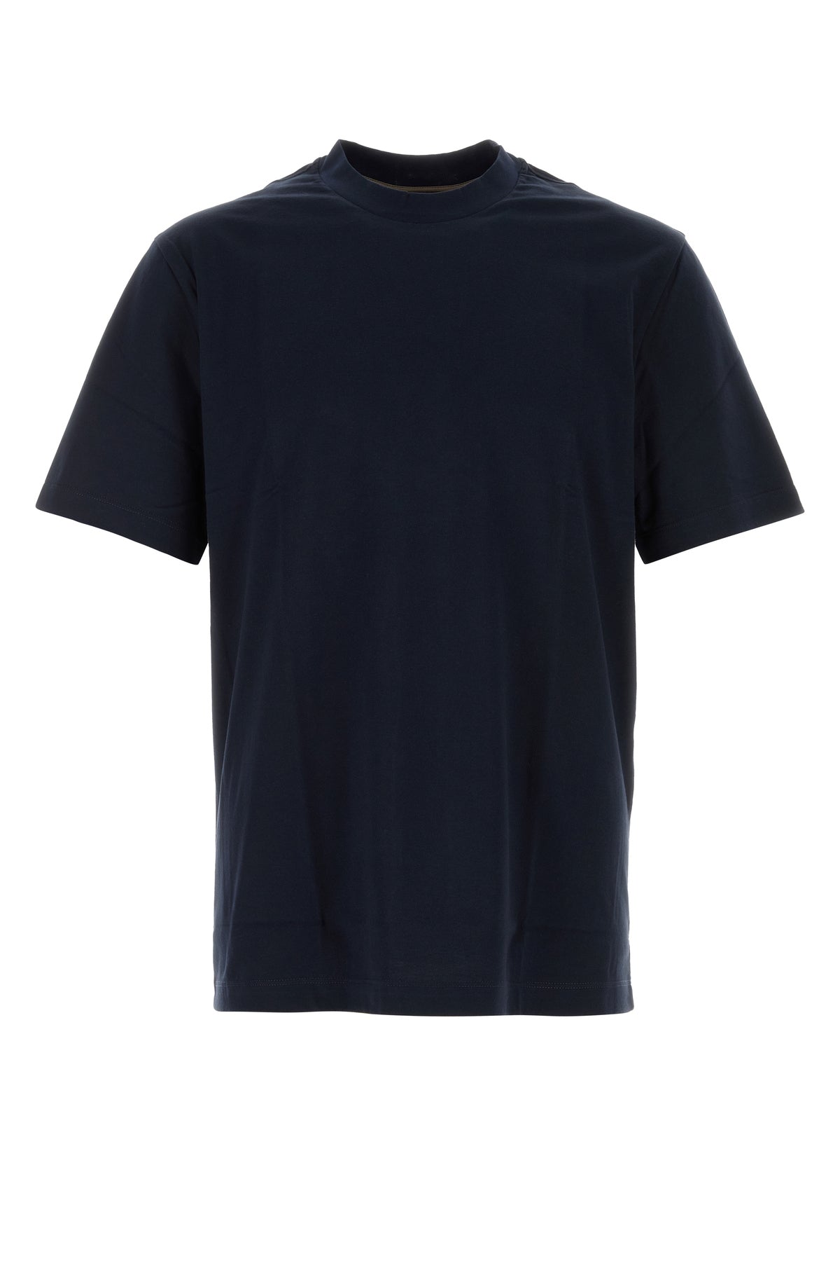 BRIONI T-shirt in cotone blu scuro