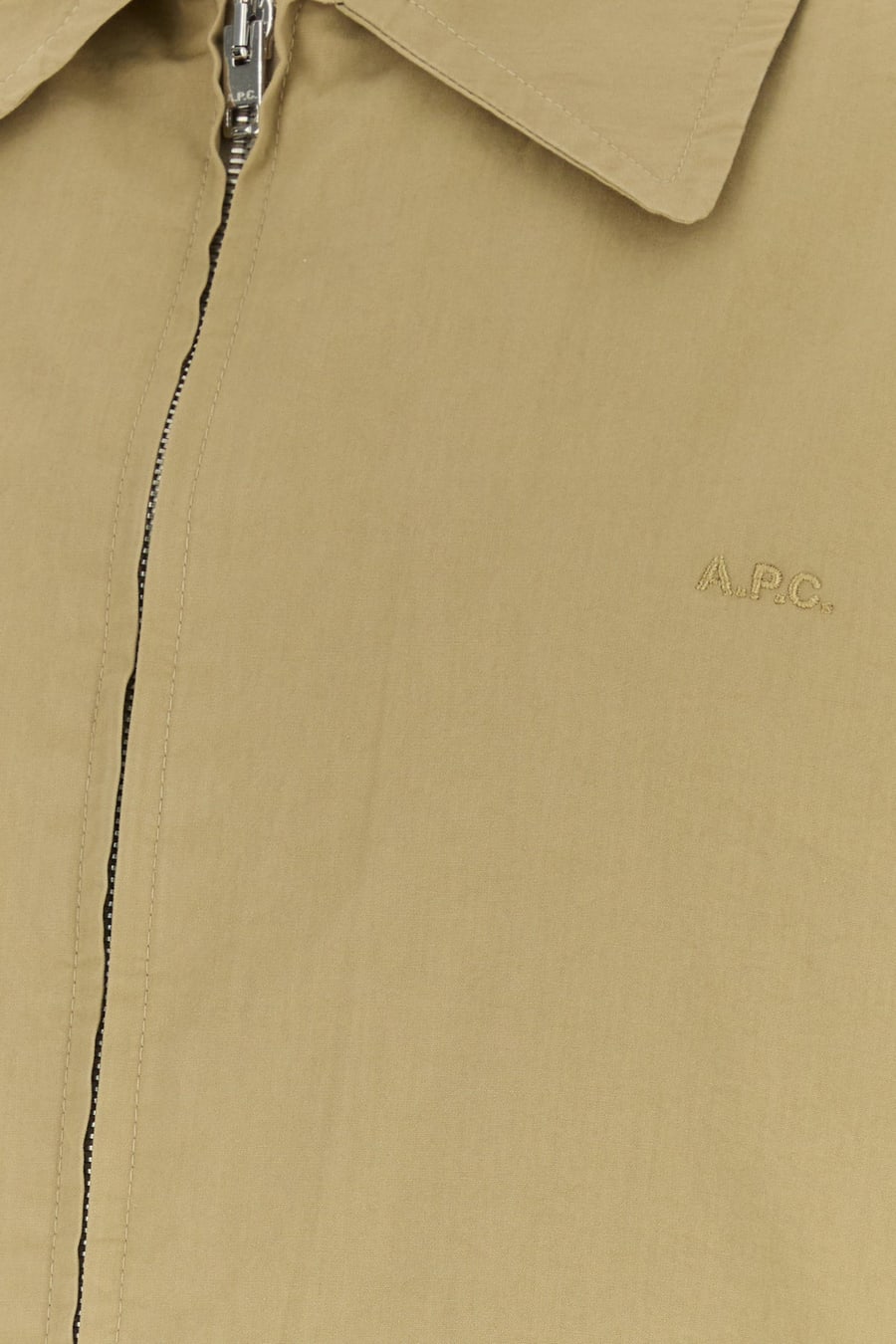 A.P.C. Giubbino William in cotone beige, view 3