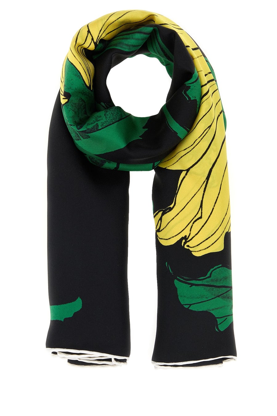 Alexander McQueen Foulard in seta stampata