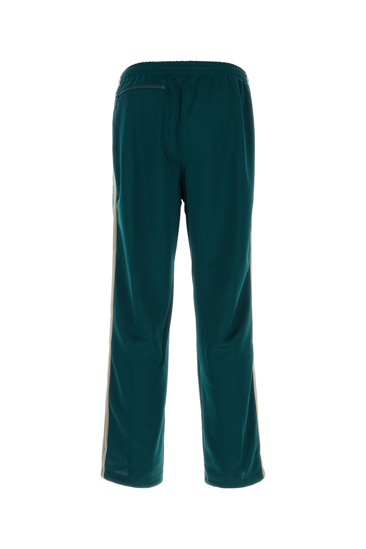NEEDLES Pantalone jogging in poliestere verde scuro, view 2