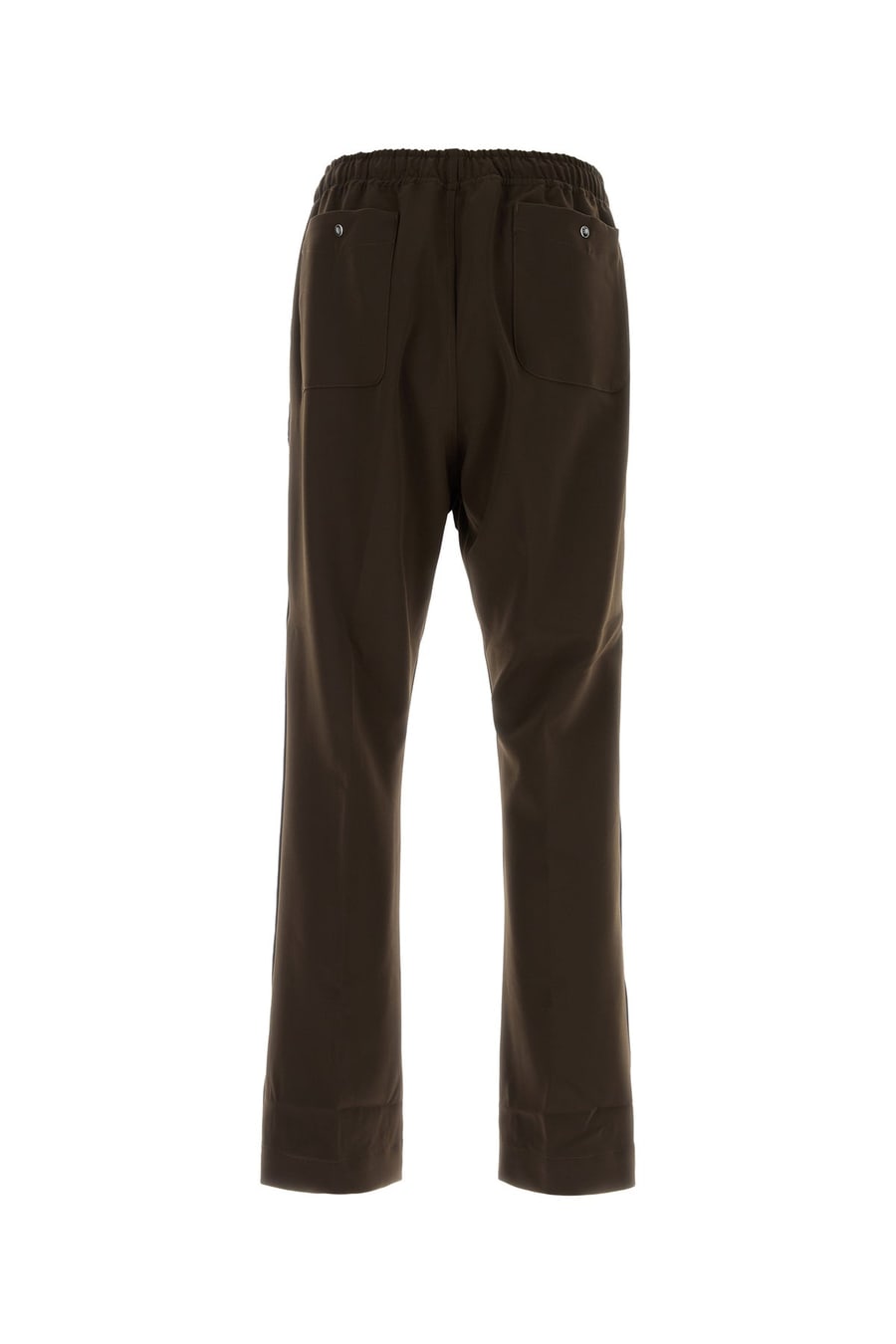 NEEDLES Pantalone jogging in misto poliestere marrone, view 2