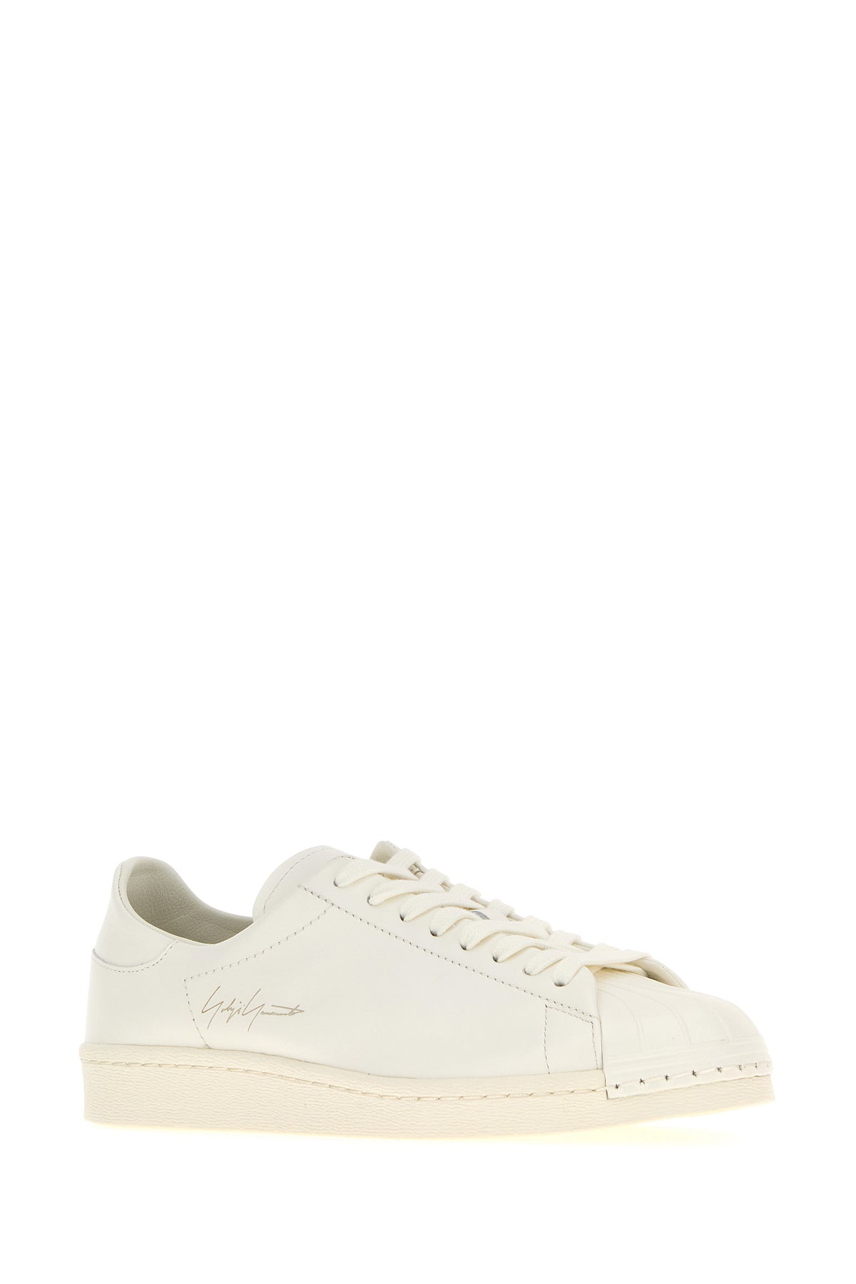 Y3 YAMAMOTO Sneakers Y3 Superstar in pelle bianca, view 2