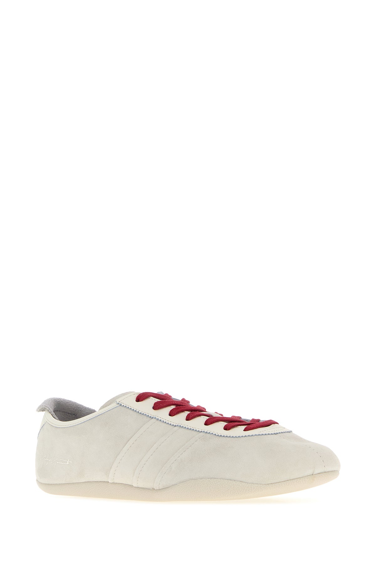 Y3 YAMAMOTO Sneakers Y3 Tokyo in pelle scamosciata gesso, view 2