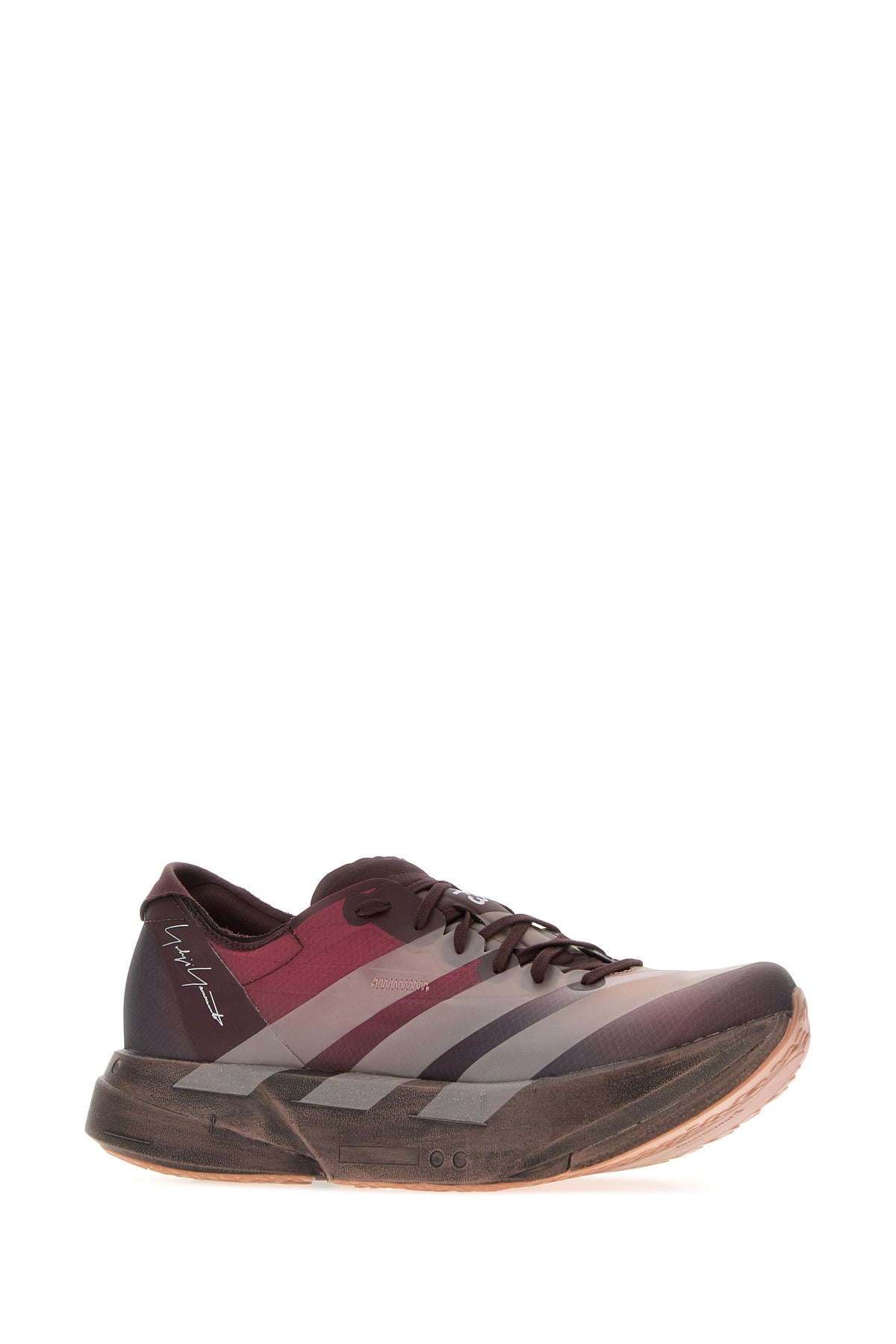 Y3 YAMAMOTO Sneakers Y3 Adios Pro 4 in tessuto bordeaux, view 2
