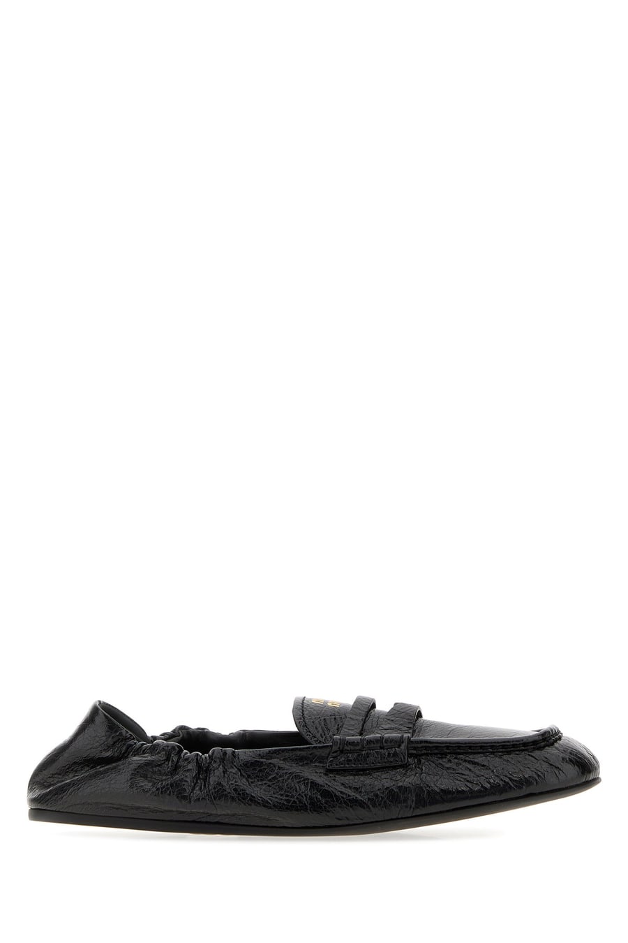 Miu Miu Mocassini in pelle nera