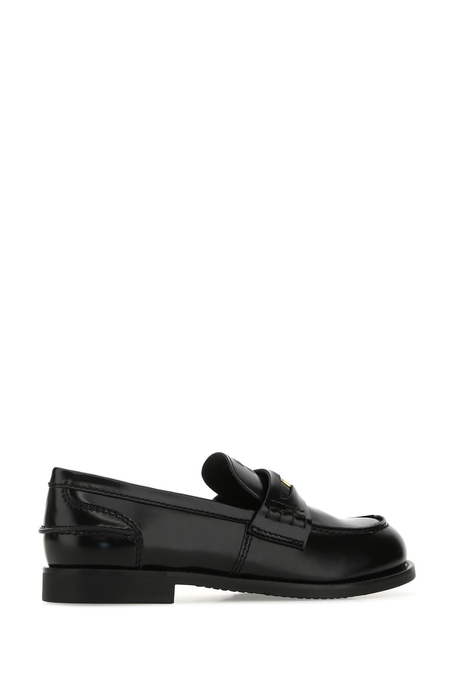 Miu Miu Mocassini in pelle nera, view 3