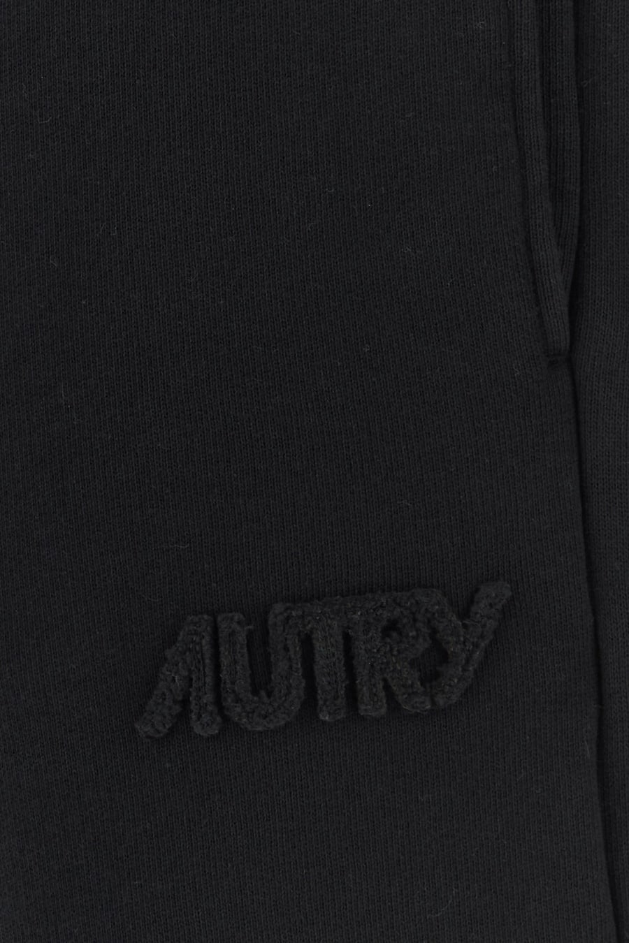 Autry Pantalone jogging in cotone nero, view 3