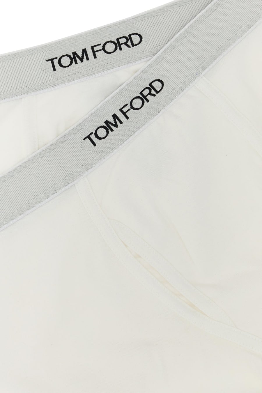 Tom Ford Set di boxer in cotone stretch bianco, view 3