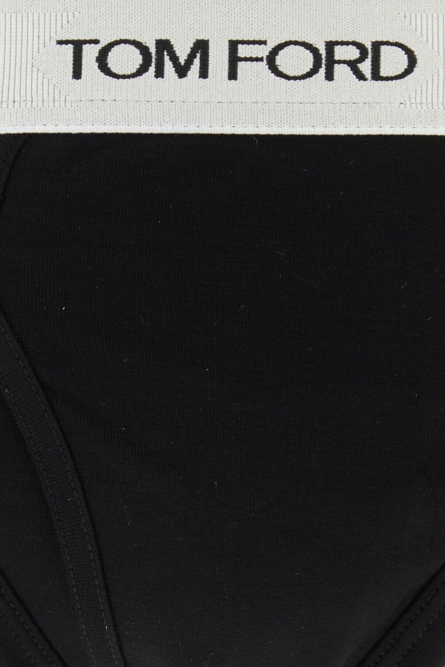 Tom Ford Slip in cotone stretch nero, view 3