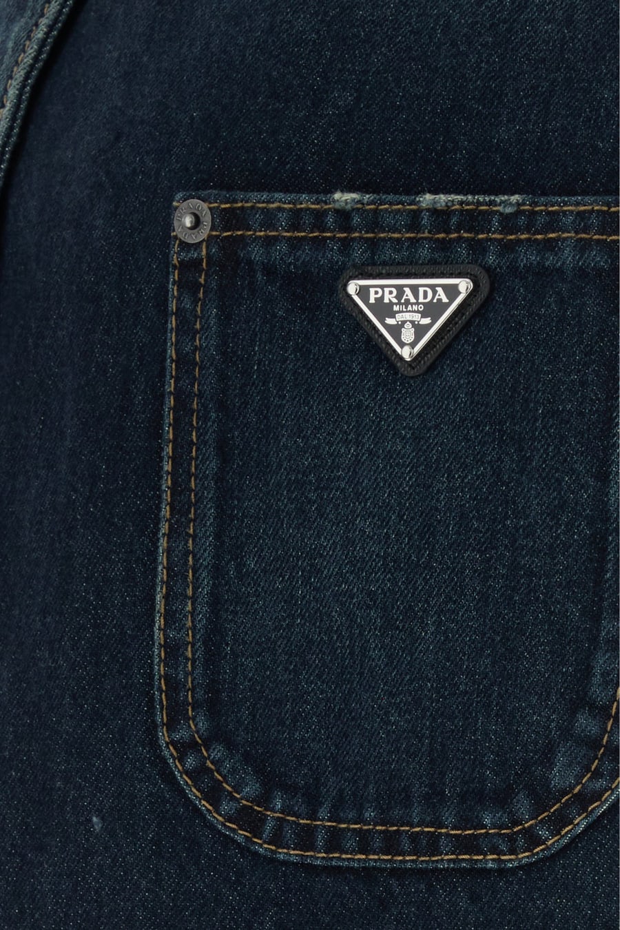 Prada Giubbino in denim, view 3