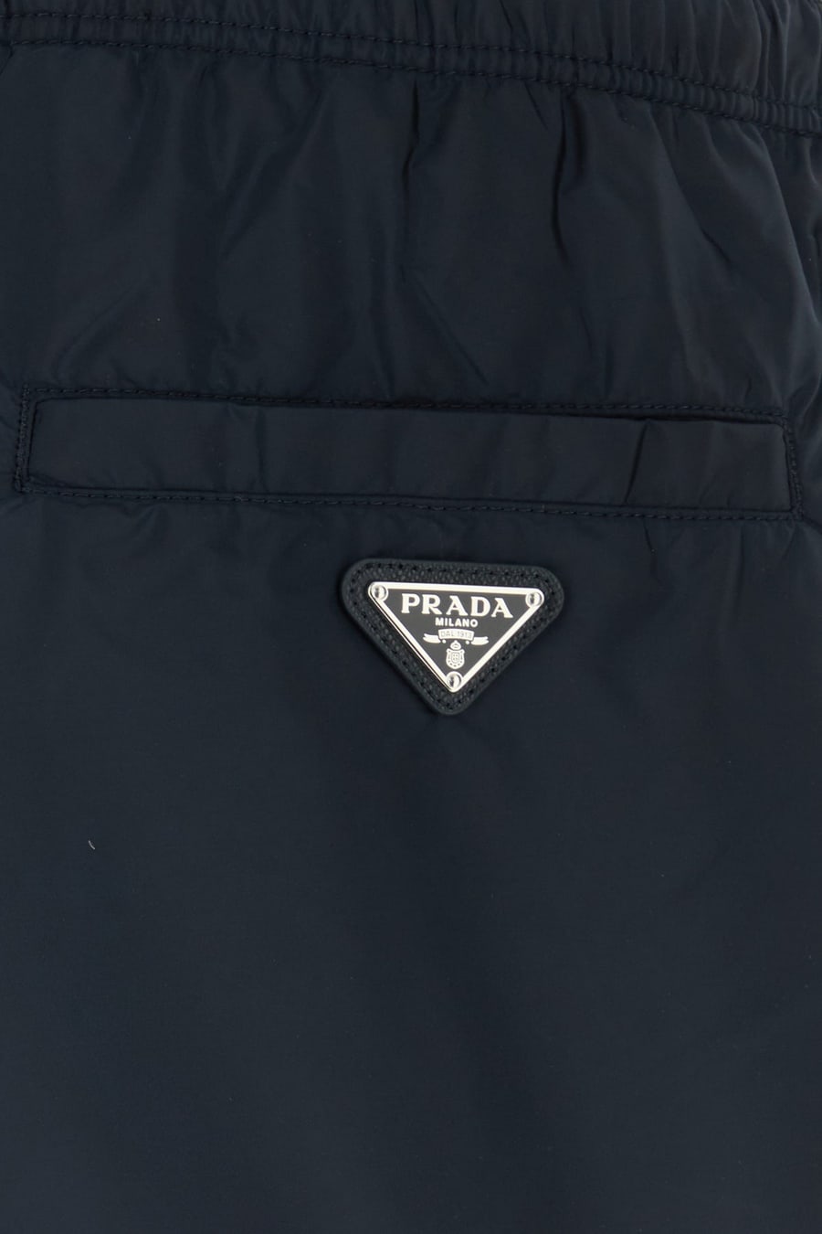 Prada Bermuda mare in Re-Nylon blu navy, view 3