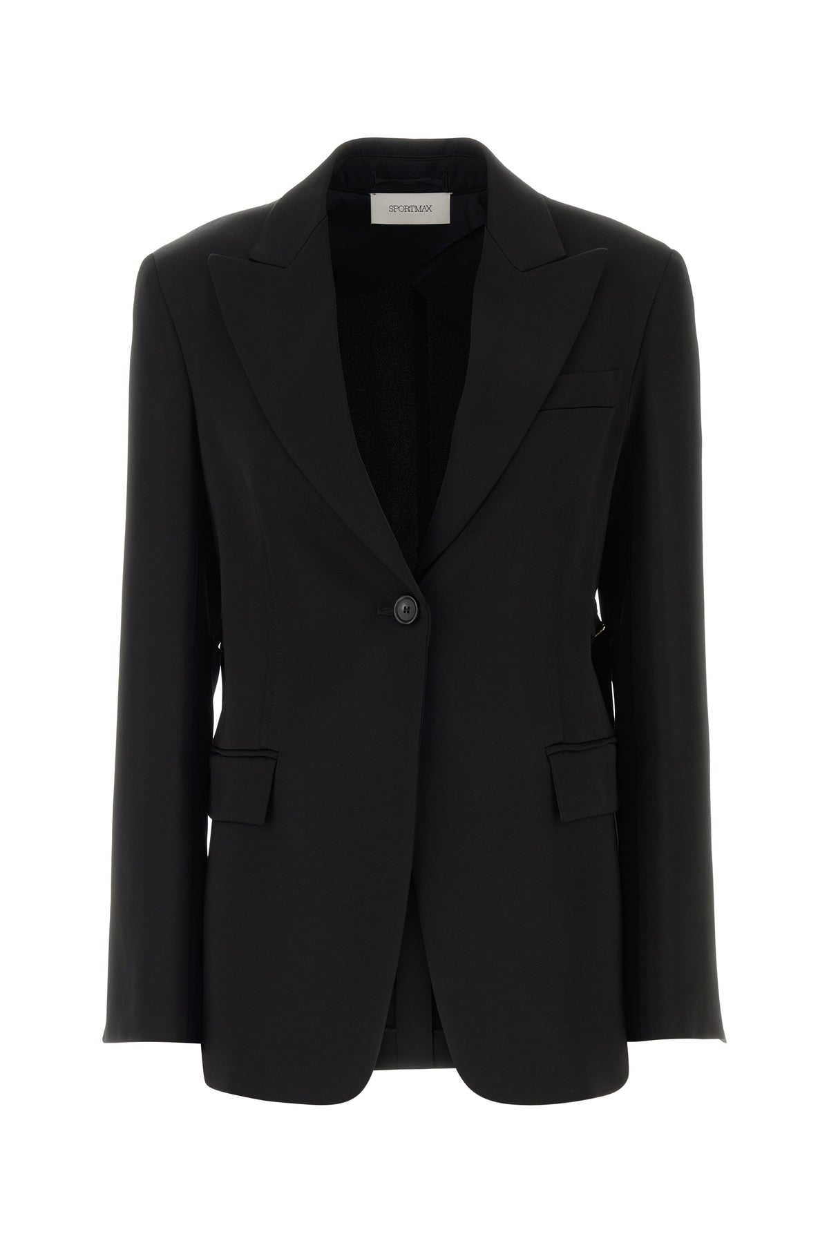 Sportmax Giacca Novella in viscosa nera