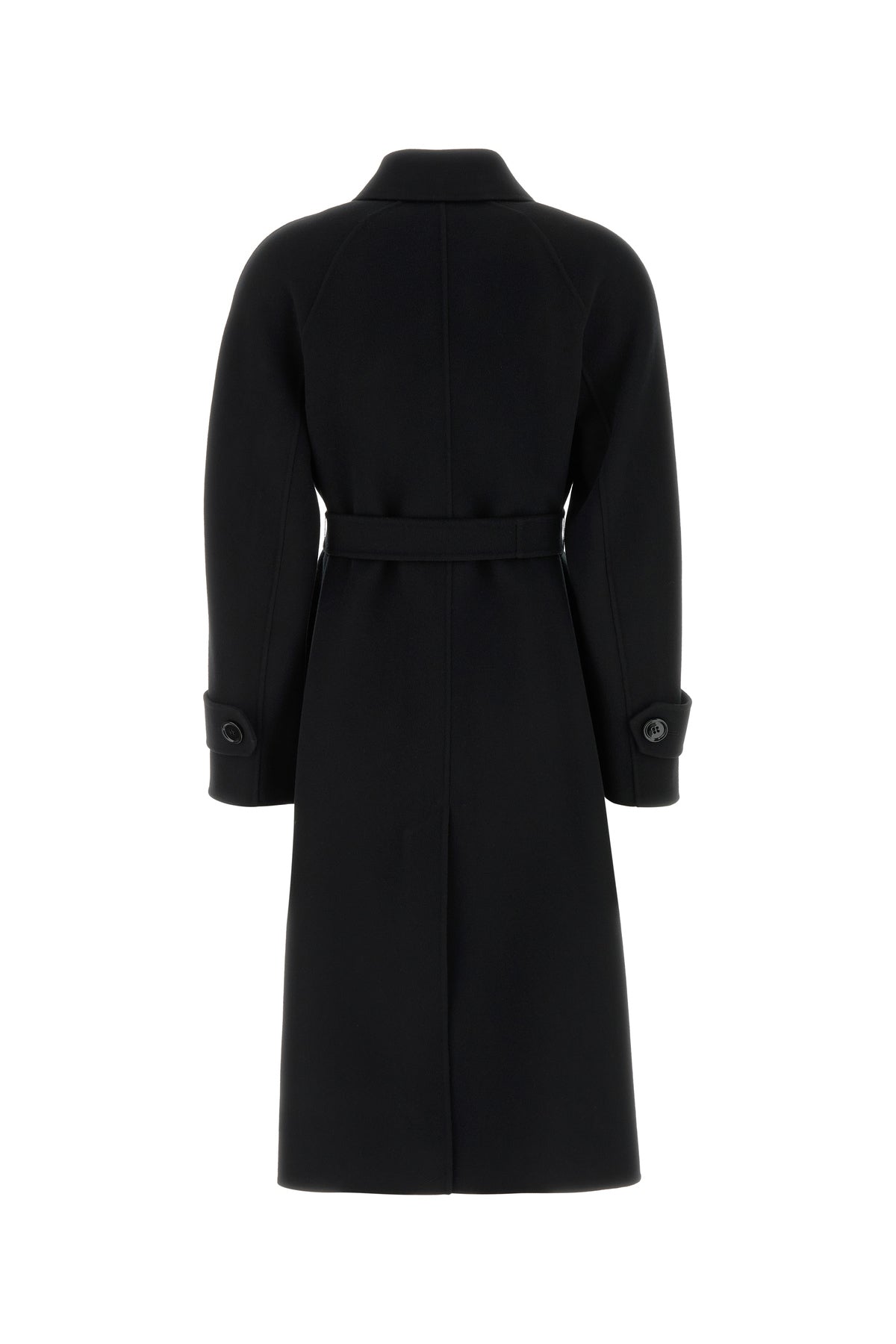 Max Mara Cappotto Samanta in lana nera, view 2