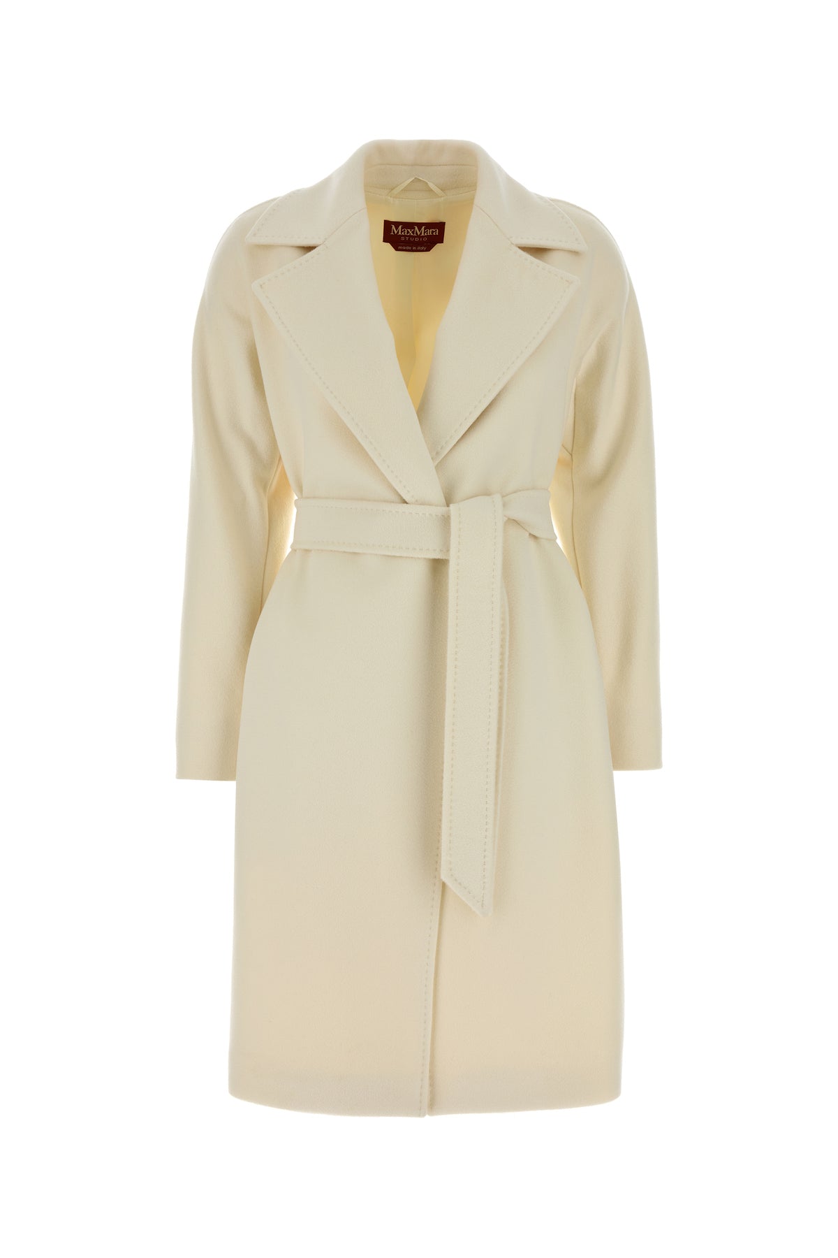 Max Mara Cappotto Ravenna in lana avorio