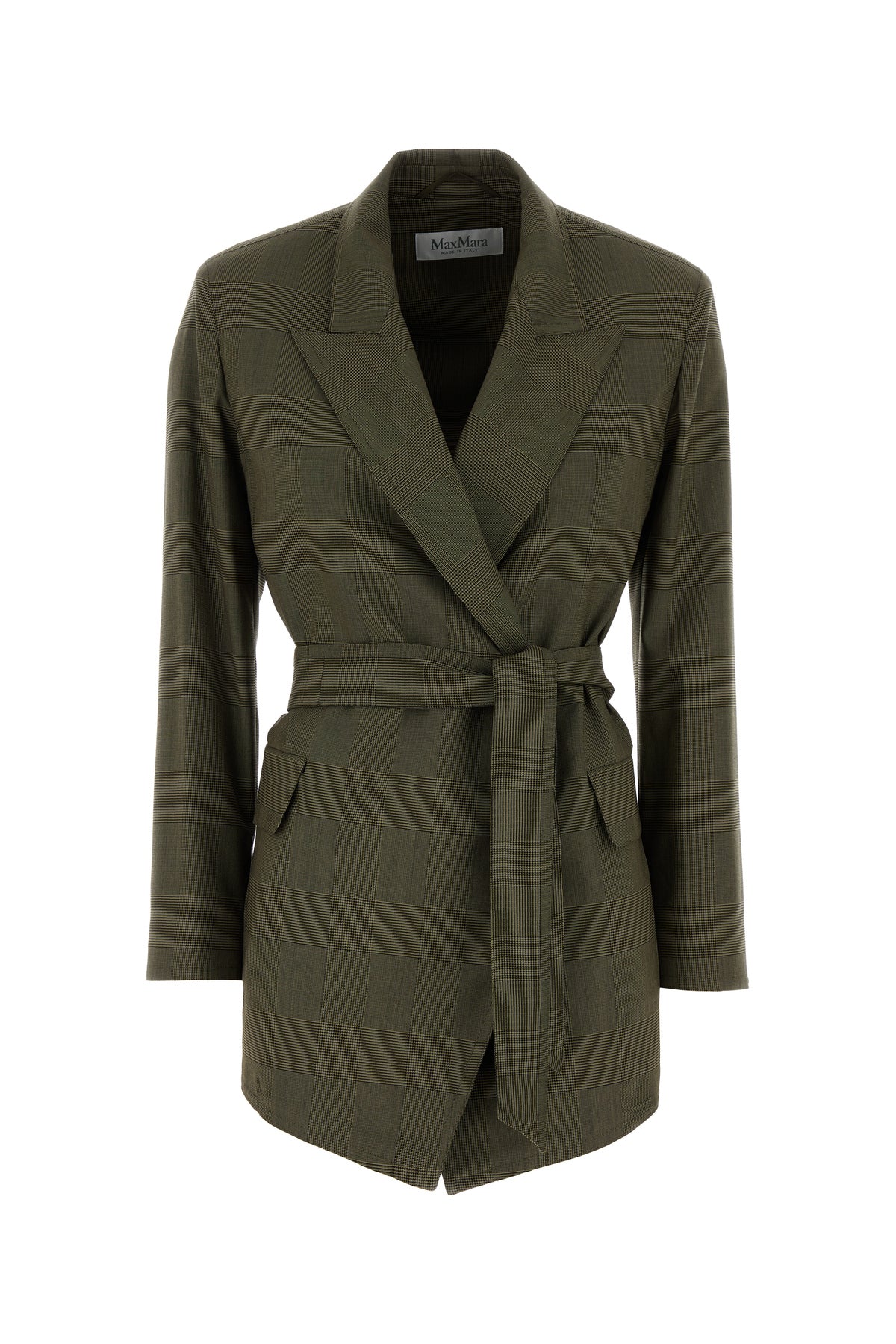 Max Mara Giacca Nasello in lana ricamata