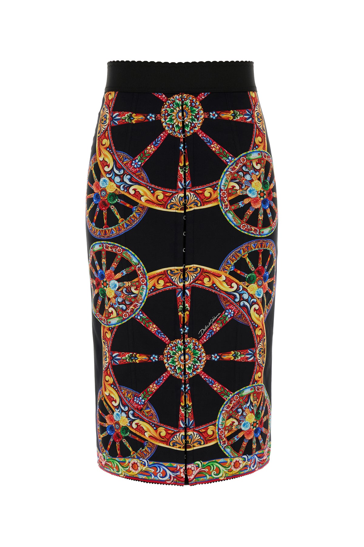 Dolce & Gabbana Gonna in charmeuse stampato