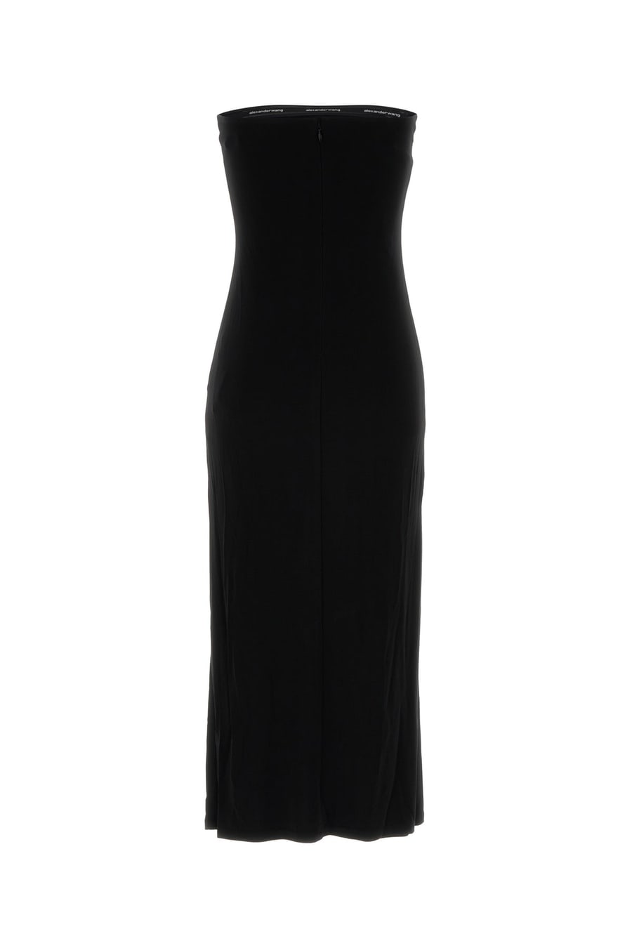 ALEXANDER WANG Abito in jersey nero, view 2
