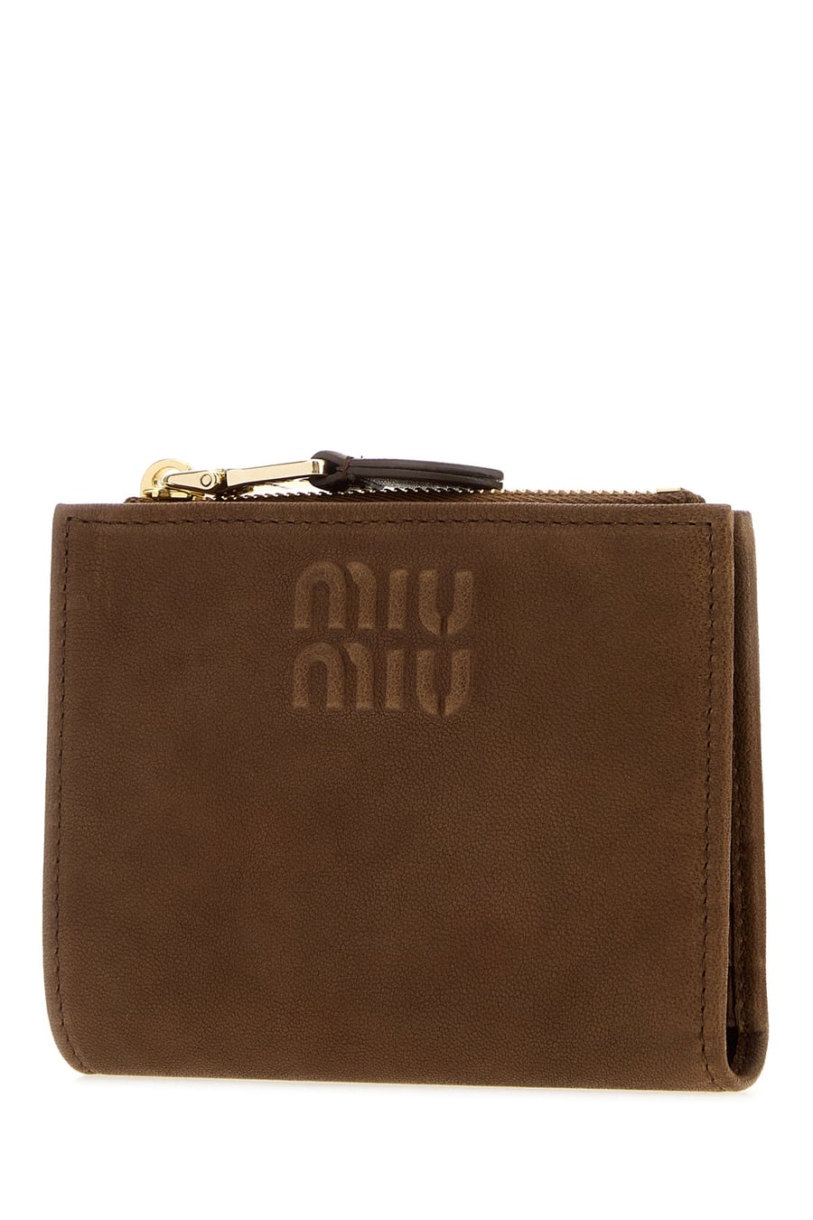 Miu Miu Portafoglio in nappa marrone, view 2