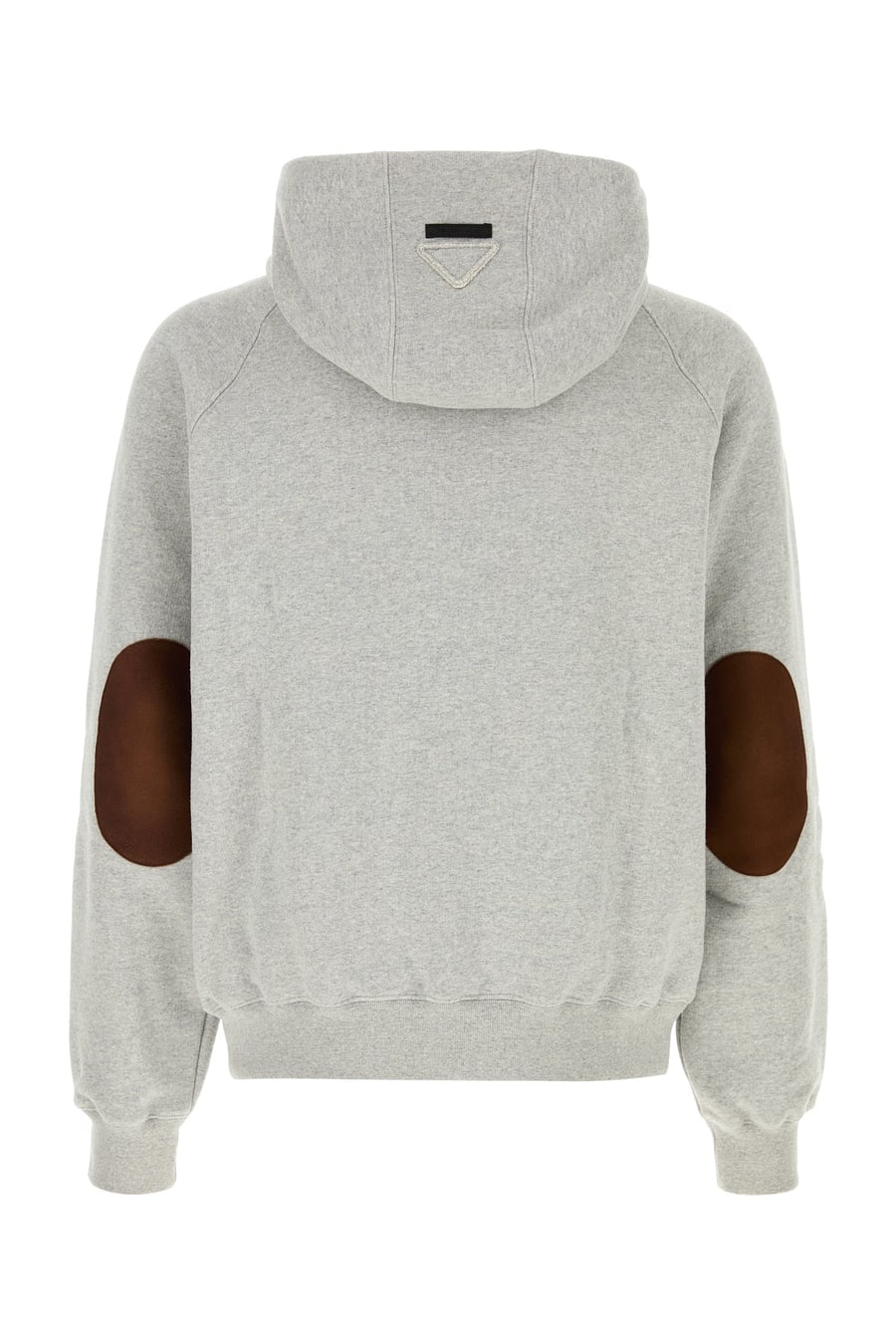 Prada Felpa in cotone grigio, view 2