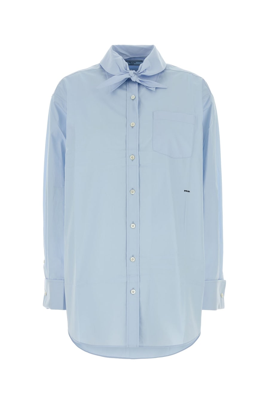 Prada Camicia in popeline azzurro