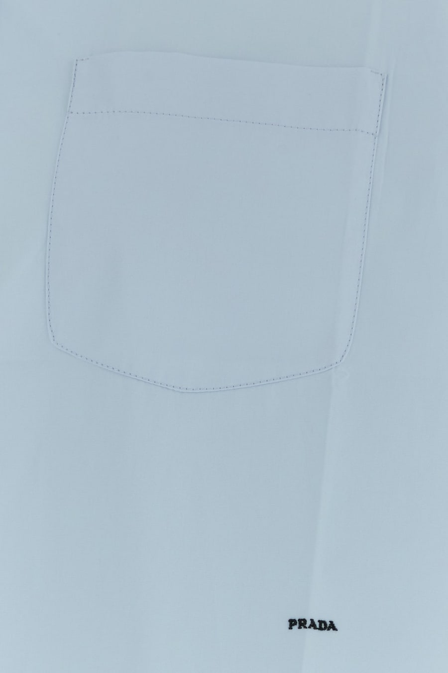Prada Camicia in popeline azzurro, view 3