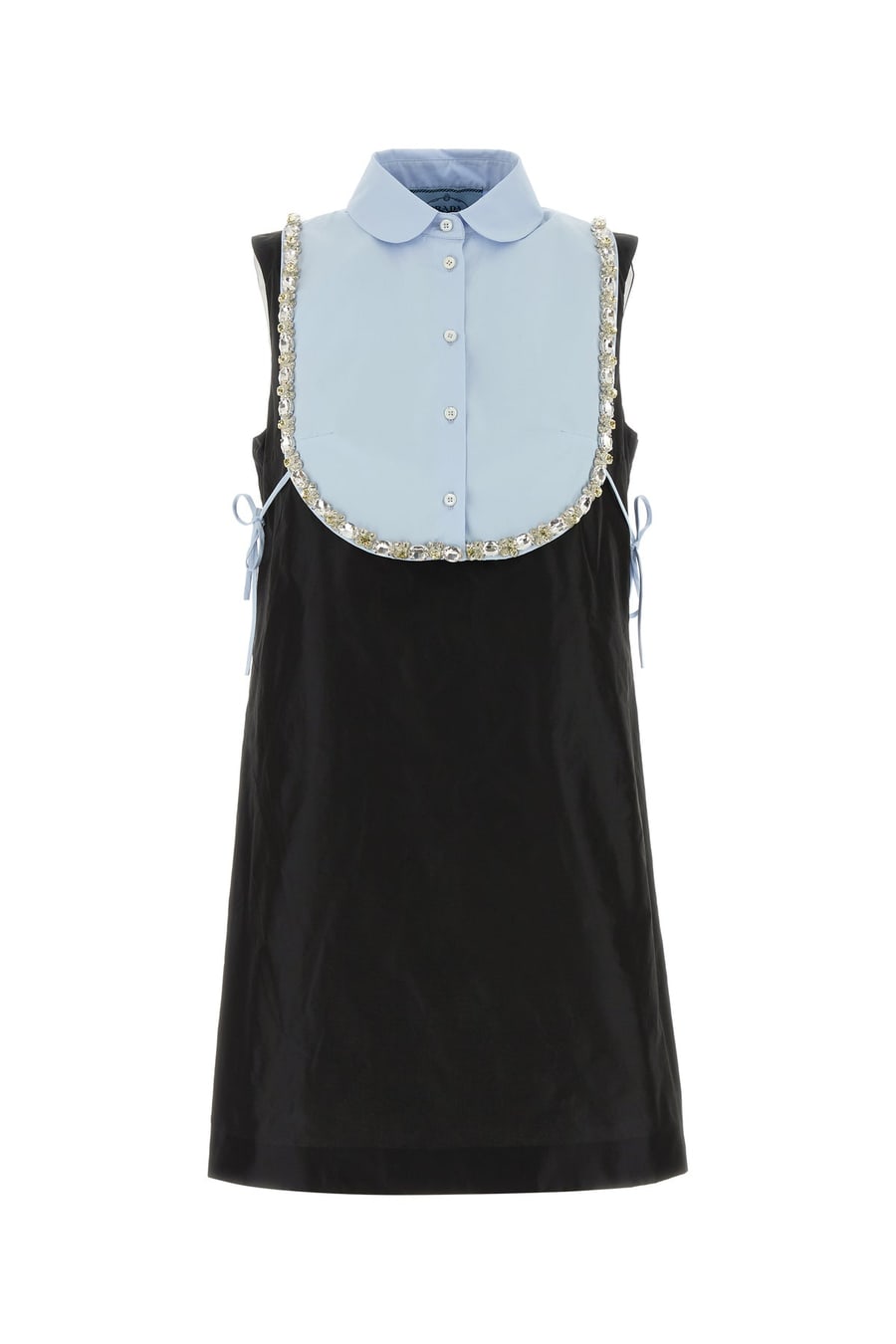 Prada Mini abito in taffetà nera
