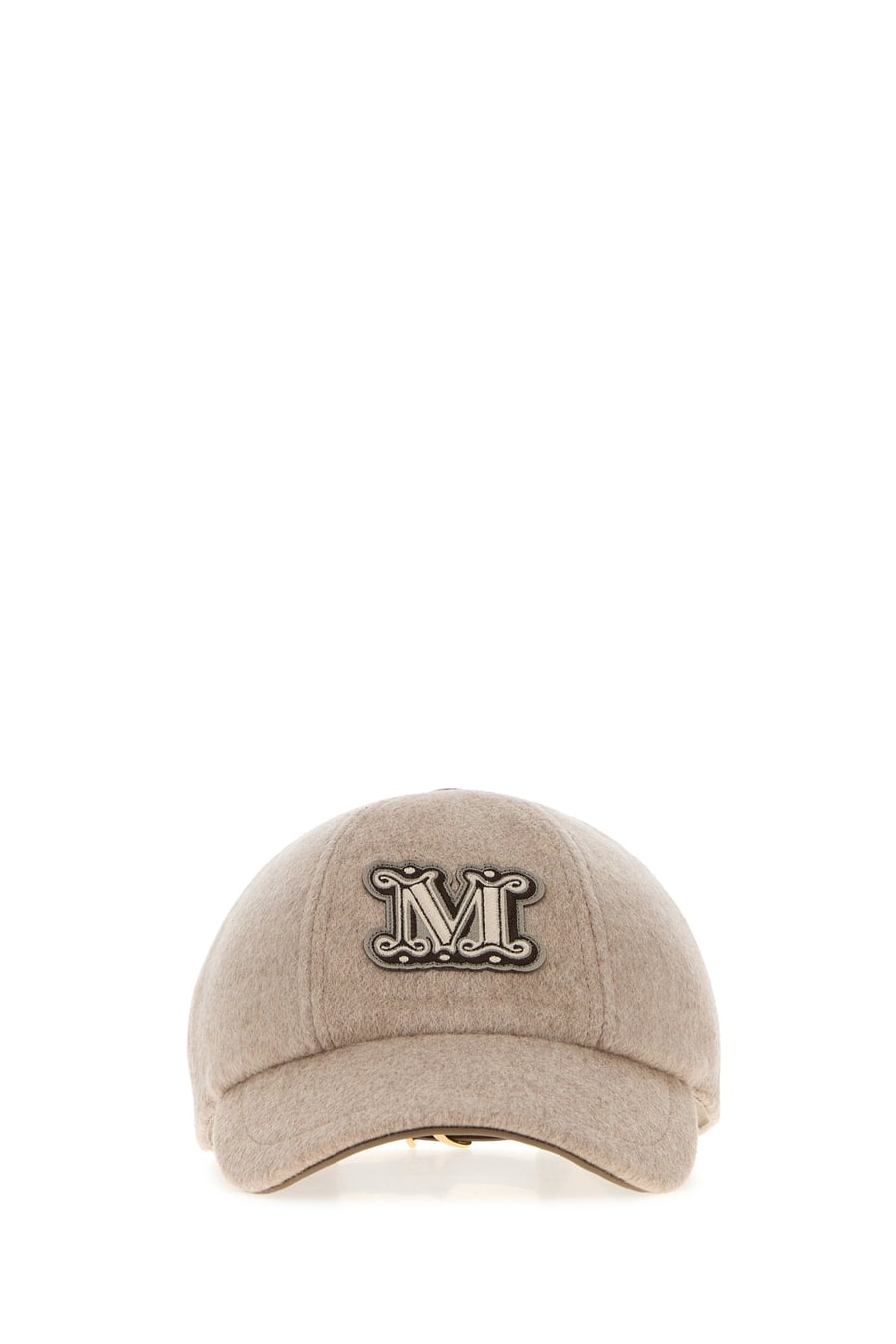 Max Mara Cappello da baseball Ordine in cashmere cappuccino