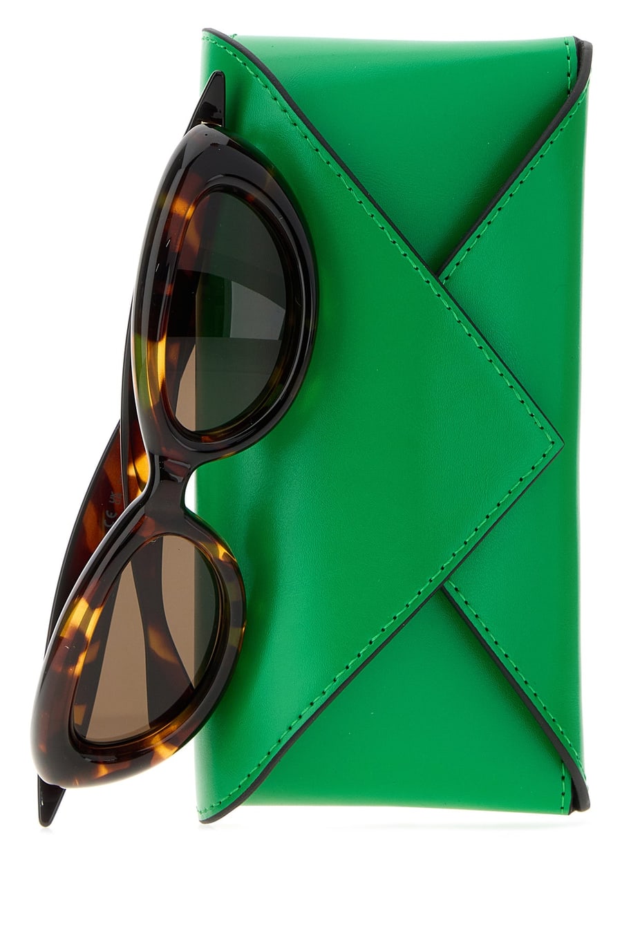 Bottega Veneta Occhiali da sole Sardine in acetato stampato, view 3