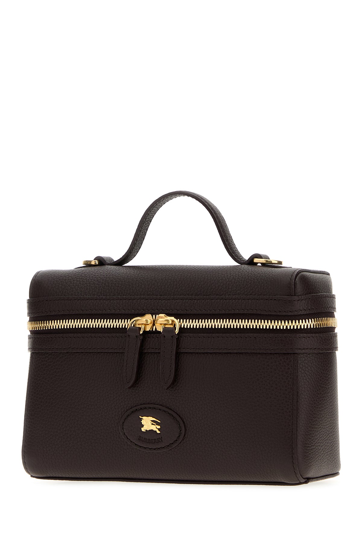 Burberry Borsa a mano Bloomsbury in pelle testa di moro, view 2