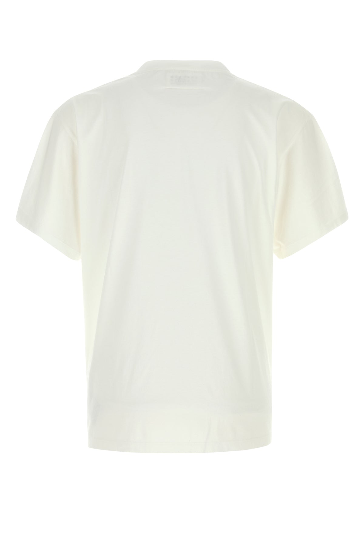 MM6 Maison Margiela T-shirt in cotone bianco, view 2